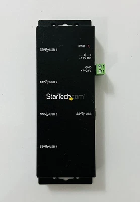 Startech ST4300USBM Mountable 4 Port Rugged Industrial SuperSpeed USB 3.0 Hub - Image 1 of 4