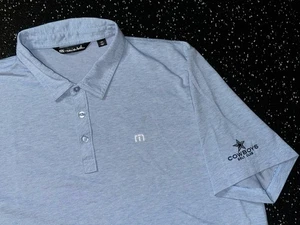 Polo Travis Mathew uomo 2XL XXL blu NFL football Dallas Cowboys golf club - Foto 1 di 6