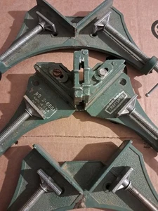 Vintage Corner Clamps, Craftsman #9-6661, & 2 Unbranded USA (3-pc) Wood Working  - Picture 1 of 5