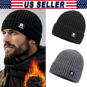 NEU Militär taktische Totenkopf Mütze Winter warm Fleece winddicht Ski Beanie Mützen Set - Bild 1 von 16