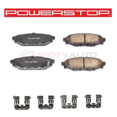 PowerStop Rear Disc Brake Pad & Hardware Kit for 2016-2017 Subaru Crosstrek ft Foto 1 de 4