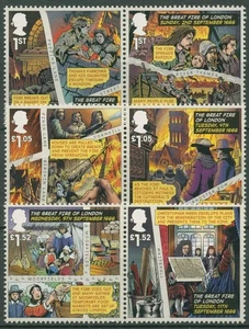 Großbritannien 2016 Der Große Brand von London 3937/42 postfrisch - Bild 1 von 1