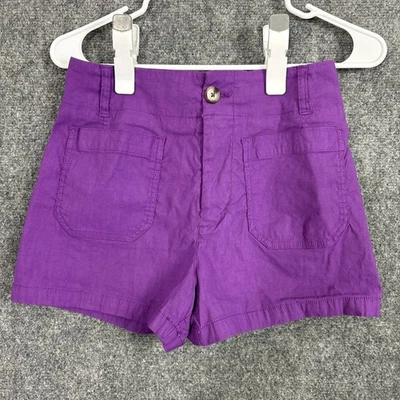 Anthropologie Maeve Shorts Womens Size 26 Purple Colorful Preppy - Image 1 of 4