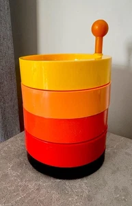 Vintage USSR Space Age Desk Plastic Storage Box Mid Century Decor - Picture 1 of 9