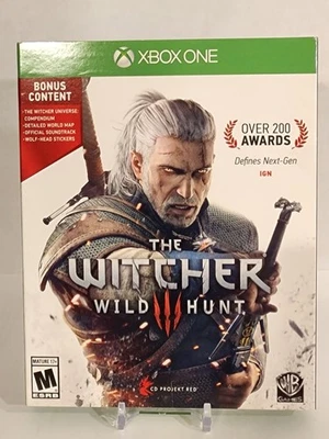 The Witcher 3: Wild Hunt komplett in Box mit Bonusinhalten für Xbox One (2015) - Bild 1 von 3