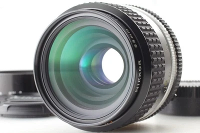 Lente MF gran angular SIC [Exc+5 con capucha] Nikon Ai-s AIS Nikkor 35 mm f/2 de JAPÓN Foto 1 de 4