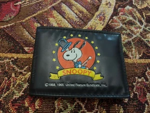 Vtg 1965 Snoopy & Woodstock Peanuts Wallet The Butterfly Collection  - Picture 1 of 3