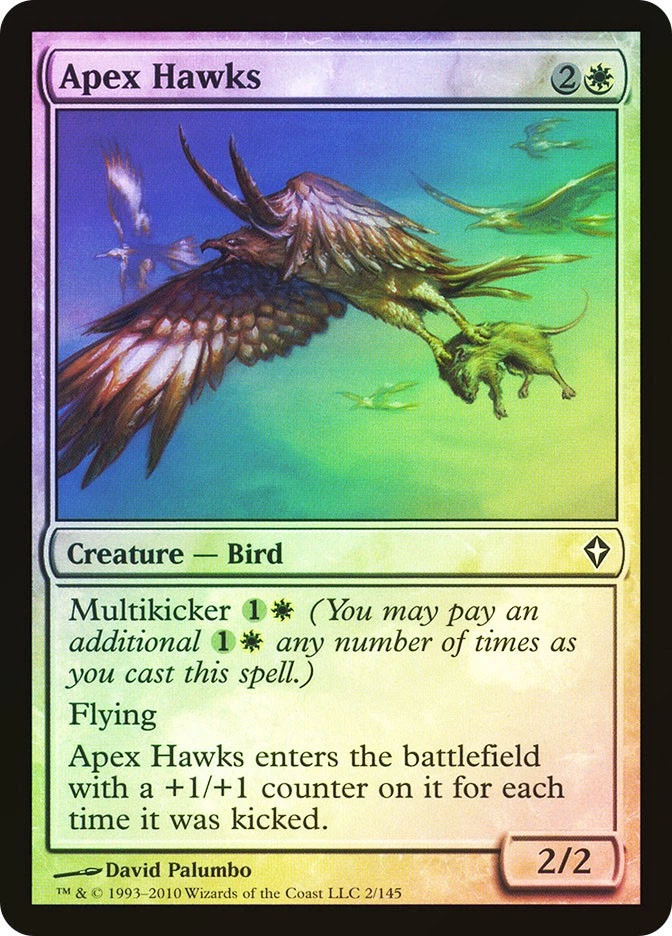 MTG FOIL Apex Hawks  - Worldwake #2 - Image 1 of 1