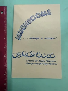 Mushrooms Always a Winner - Del Norte Foods, Oxnard CA - Cook Booklet Book - Picture 1 of 8