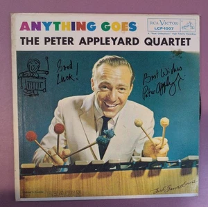 Disco LP de vinilo firmado Peter Appleyard Quartet Anything Goes RCA LCP-1007 - Imagen 1 de 7