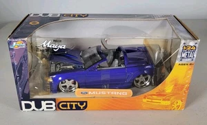 Jada Toys Dub City 2002 Ford Mustang Blue Diecast 1:24 #53819 - Picture 1 of 18