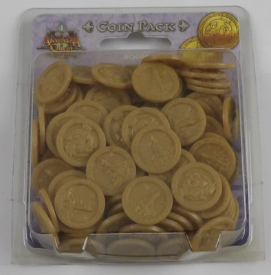 Arcadia Quest Coin Pack NEW SEALED AQ004 Cool Mini Or Not CMON 100 plastic - Image 1 of 2