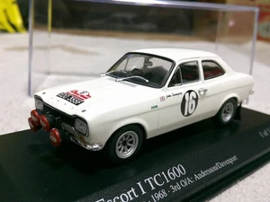 Mini Champs 1/43 Ford Escort Mk1 Tc1600 16 Sunremo Rally 1968Y Blanco Envío 50 - Imagen 1 de 7