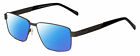 Dale Earnhardt Jr.DJ6816 Polarisiert Bifokale Sonnenbrille Gunmetal Silber 60mm
