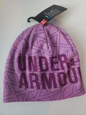 Gorro Under Armour Coldgear púrpura para niñas talla única nuevo con etiquetas Foto 1 de 3