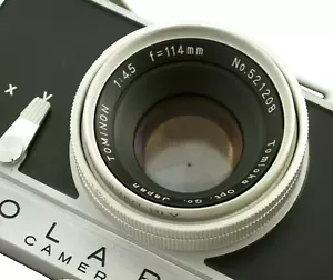 POLAROID 180 foldable rangefinder mechanic shutter Tomioka 4,5/114 as 185 195 - Bild 1 von 10