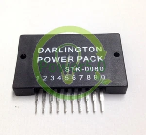 2 pezzi chip originale STK0080 STK-0080 DARLINGTON POWER PACK - Foto 1 di 2