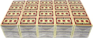 Swedish Camping Matches Three Stars Safety Matches 100 small boxes - Picture 1 of 3