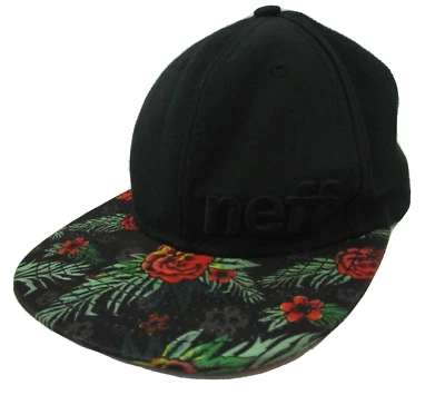 Gorra de béisbol Neff floral con cierre a presión Foto 1 de 4