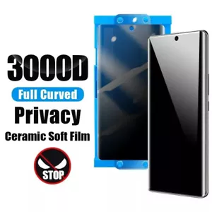 Samsung Galaxy S22 S23 S24 Ultra Ceramic Privacy Matte Glass Screen Protector - Picture 1 of 21