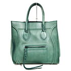 CELINE Tote Bag  Green Leather 1377213