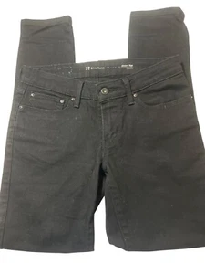 Levis Demi Curve Modern Rise Skinny Black Jeans Denim Button Zipper Size 27 - Picture 1 of 4