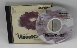 Software informático Microsoft Visual C++ 6.0 usado edición profesional CD Windows - Imagen 1 de 13