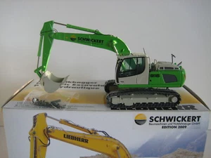 LIEBHERR R 916 ESCAVATORE BENNA PROFONDA SCHWICKERT #685.3 NZG 1:50 IMBALLO ORIGINALE - Foto 1 di 2