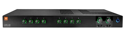 JBL CSMA240 Commercial/Restaurant 2 x 40w Amplifier 4ohm/8ohm/70V/100V, 8 inputs - Image 1 of 4