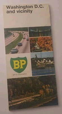 Mapa de vecindad BP (British Petroleum) Oil Corporation 1969 de colección Foto 1 de 4