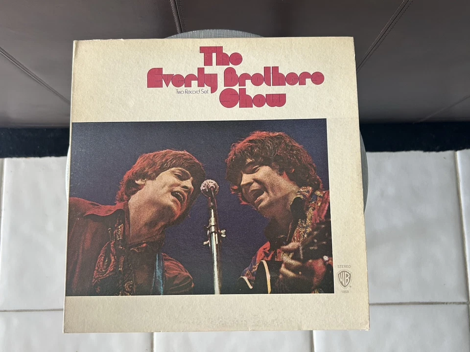 "The Everly Brothers Show" 2-LP U.S. WHITE LABEL PROMO; LIVE 1970 WB 2WS 1858 Foto 1 de 4