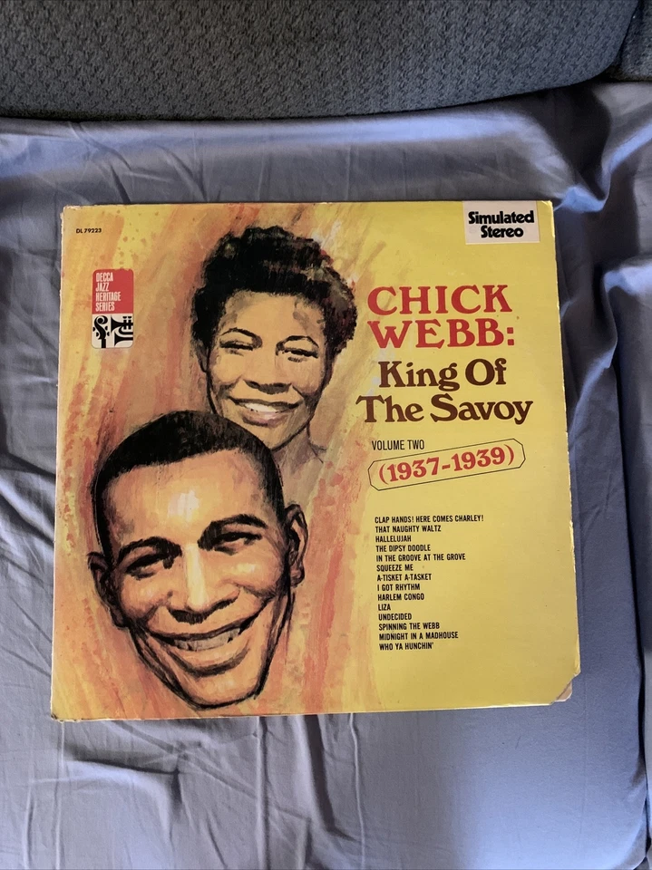 CHICK WEBB King of the Savoy Vol. 2 1937-39 LP Decca DL-79223 VG/VG+ - Image 1 of 4