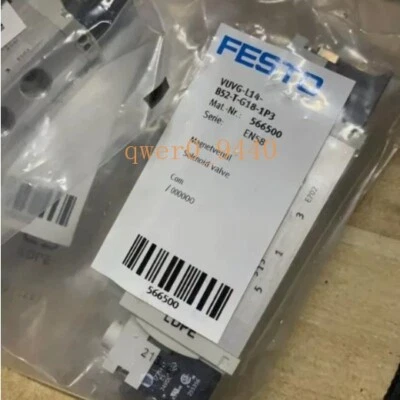 FESTO VUVG-L14-B52-T-G18-1P3 566500 1PC New Solenoid Valve Free Shipping - Image 1 of 2