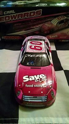 2009 Carl Edwards Autographed Pink Sav A Lot Susan G Komen 1/24 - Image 1 of 4