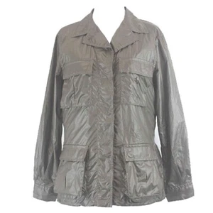 COACH NEW Sz S Taupe Brown Leather Trim Removable Vest Lined Polyester Jacket - Picture 1 of 10