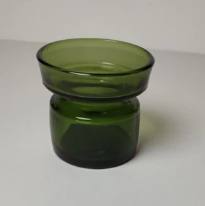 Danish Modern Green Glass Votive Candle Holders Designed for Dansk 2.5" - Picture 1 of 5