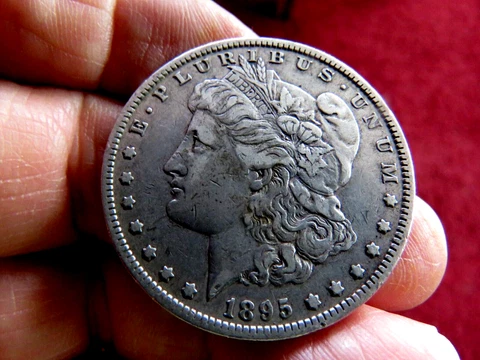 High Grade Better Date 1895-O Morgan Silver Dollar Original VF/XF Key Date Cover