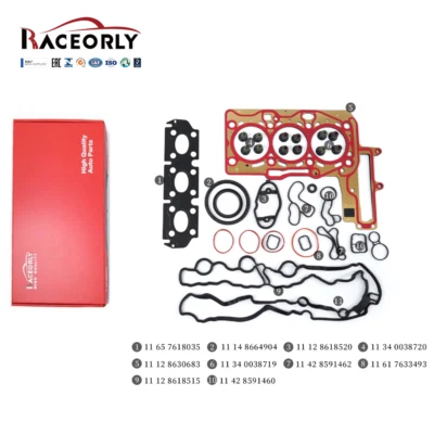 RACEORLY Engine Rebuild Gasket Set For BMW MINI Cooper 118i 318i F30 F56 B38 1.5 Foto 1 de 4
