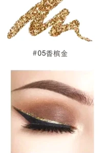EXCLUSIVE ! Diamond Shiny Eye Liners Eyeshadow Waterproof Gold 3 Pcs - Picture 1 of 3