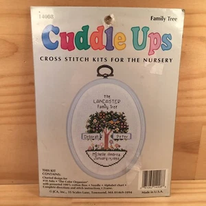 CUDDLE UPS “Family Tree” Beautiful Cross Stitch Embroidery Kit Needlework Craft - Picture 1 of 12