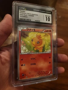 (TOP POP 2) CGC 10 Gem Mint Torchic 010/069 Dark Rush 2011 Japanese Pokemon Card - Bild 1 von 4