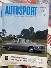 Autosport 21. Oktober 1966 Jaguar 420 Cover Test Aston Martin DB6 Ferrari 1000km