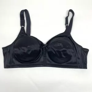 Reggiseno nero raso Bali taglia plus taglia 40 C - Foto 1 di 5
