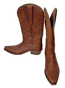 Ariat 10036047 Women's Heritage X Toe Elastic Wide Calf Western Boot - Size 11 B - Picture 1 of 8