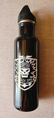 Botella de agua Call of Duty Black Ops de metal inoxidable - ¡Rara! Nunca usado Foto 1 de 2