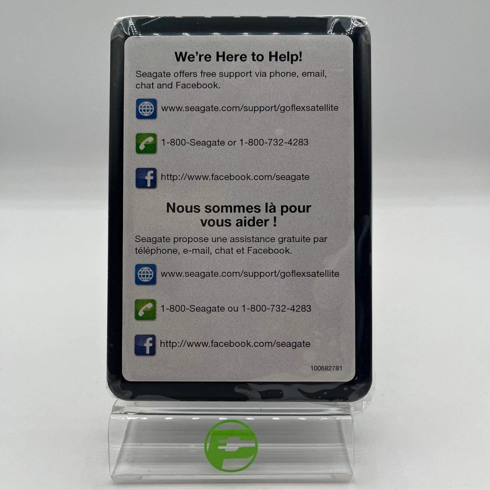 Seagate 2.5" GoFlex Satellite 500GB SATA III 6Gbps HDD 1AYBA1 Wireless Storage - Image 1 of 2