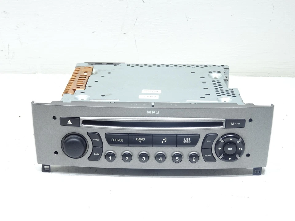 REPRODUCTOR DE CD ESTÉREO RADIO MP3 PEUGEOT 308 08-12 RD4 SR SW 96650206XH Foto 1 de 4