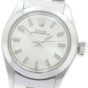 ROLEX Oyster perpetual 6700 cal.2030 Silver Dial Automatic Ladies Watch_879716 - Picture 1 of 9