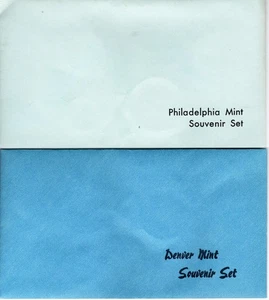 1982 AUTHENTIC US MINT UNCIRCULATED DENVER AND PHILADELPHIA SOUVENIR SETS - Picture 1 of 4