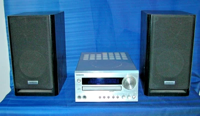 Onkyo CR-315 Compact Disc CD Stereo Receiver Silver. and Speakers free shipping - Image 1 of 4